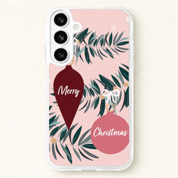 Merry Christmas Phone Case for Galaxy S26 Plus