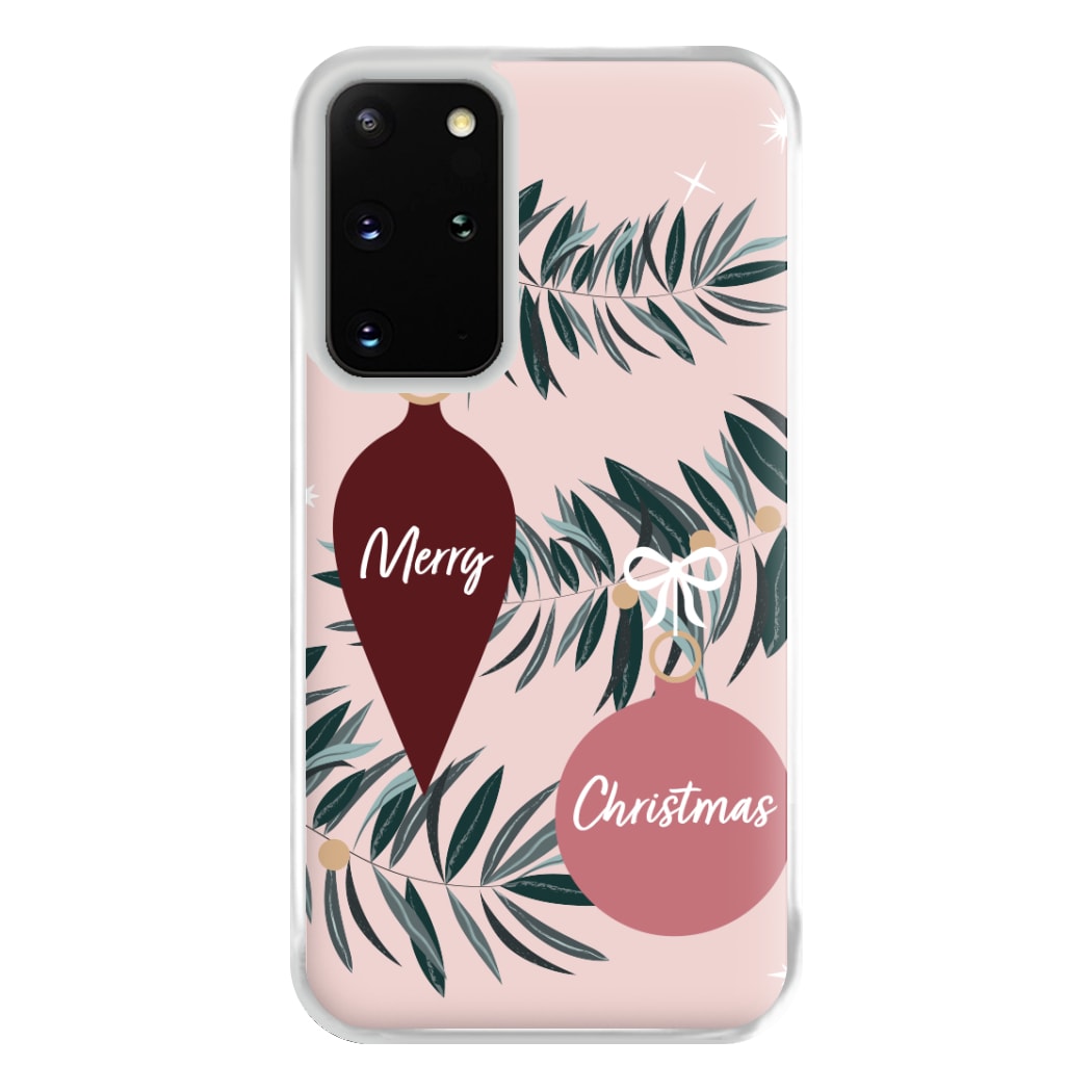 Merry Christmas Phone Case for Galaxy S20 Plus