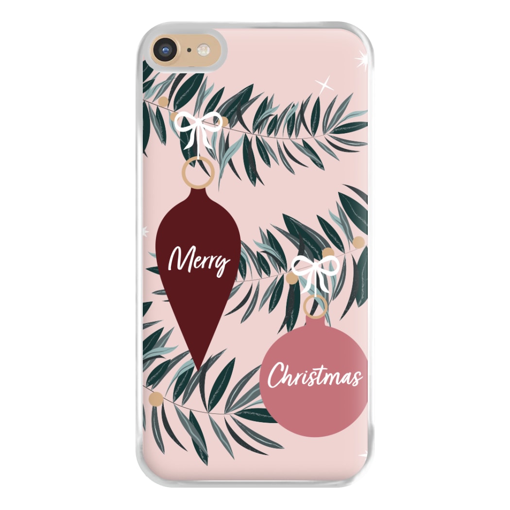 Merry Christmas Phone Case for iPhone 6 Plus / 7 Plus / 8 Plus