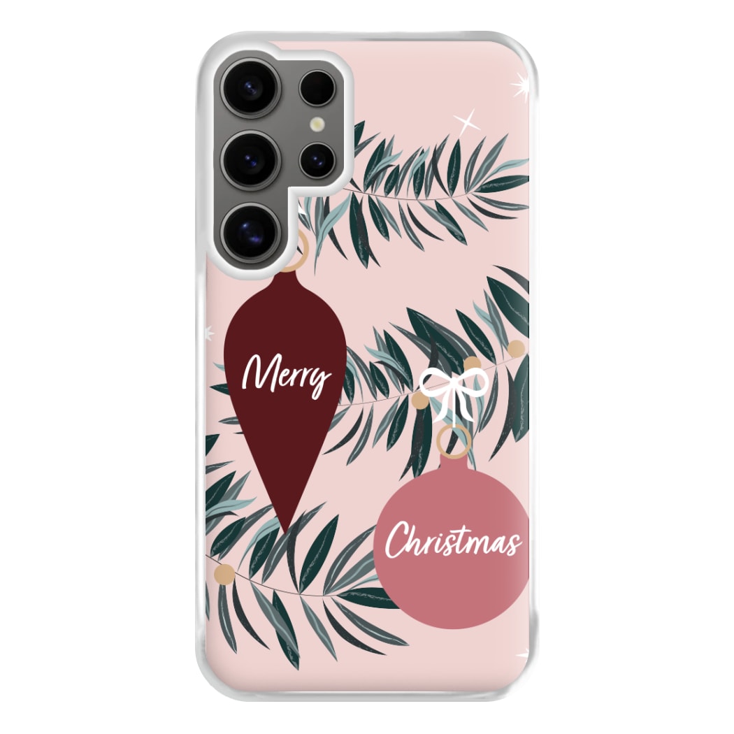 Merry Christmas Phone Case for Galaxy S24 Ultra