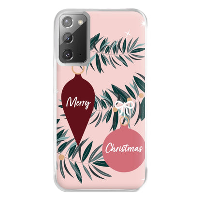 Merry Christmas Phone Case for Galaxy Note 20 Ultra