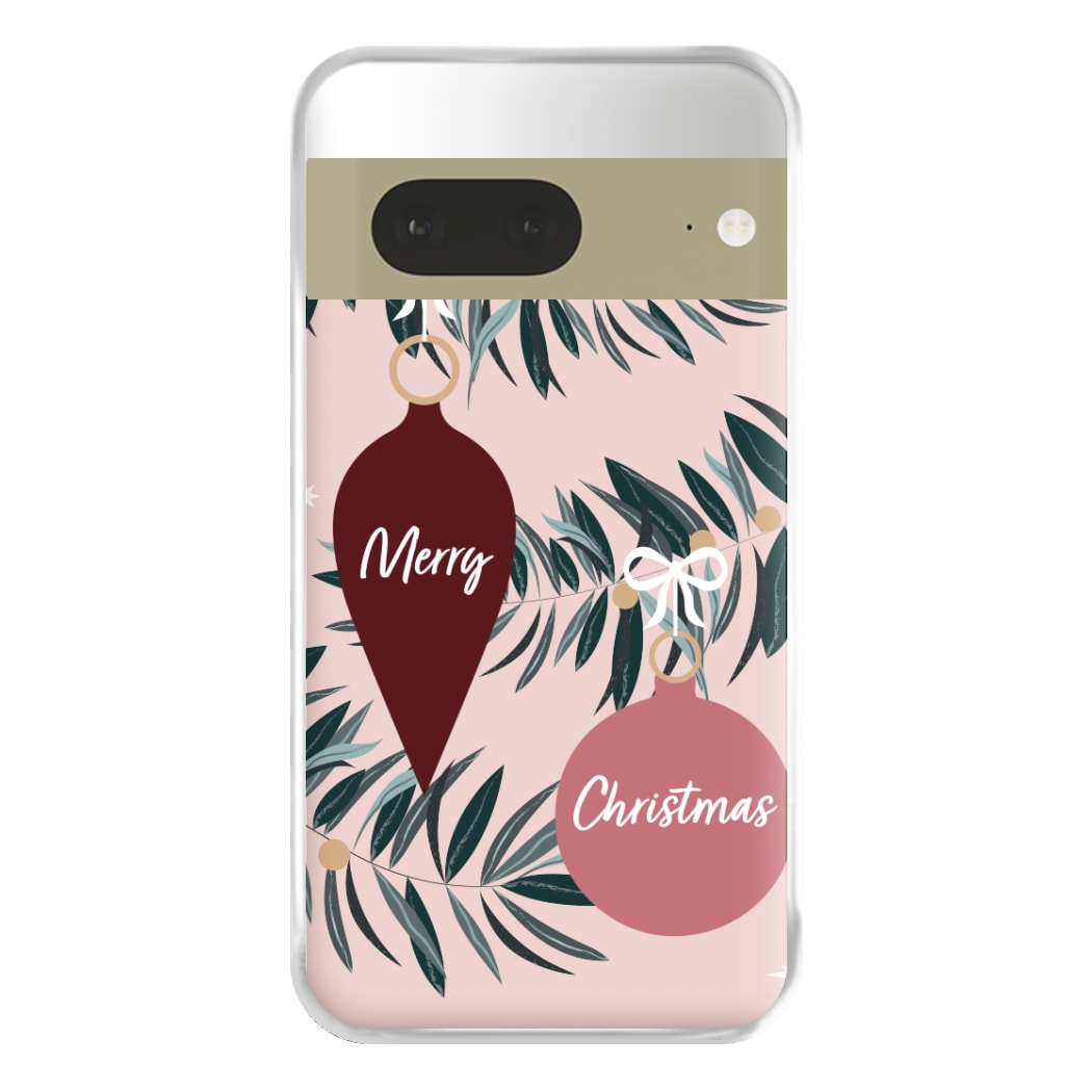 Merry Christmas Phone Case for Google Pixel 7a