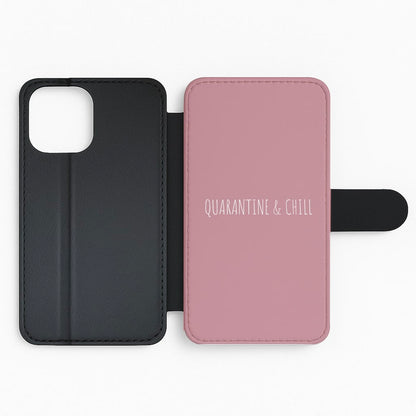 Quarantine & Chill Flip Phone Case