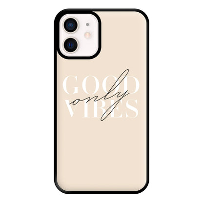 Good Vibes Only Phone Case for iPhone 12 Mini