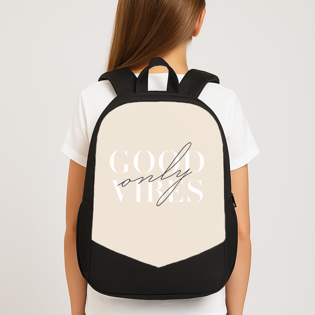 Good Vibes Only Large School Bag