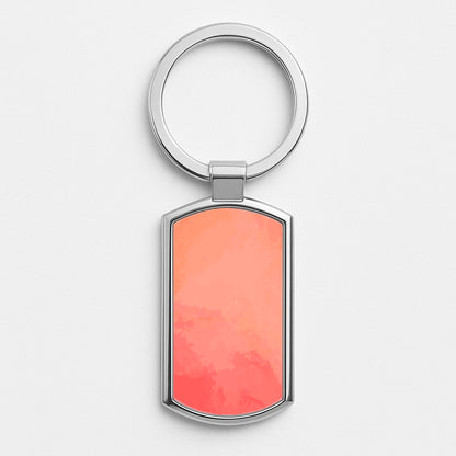 Sunset Splash Silver Keyring