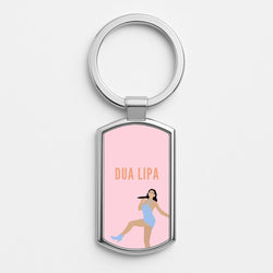 Dua Silver Keyring