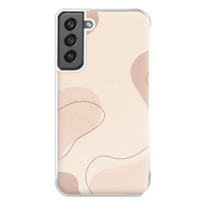 Abstract Beige Phone Case for Galaxy S21FE