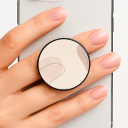 Abstract Beige Phone Grip