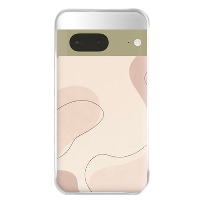 Abstract Beige Phone Case for Google Pixel 7a