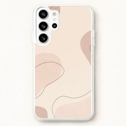 Abstract Beige Phone Case for Galaxy S26 Ultra
