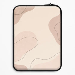 Abstract Beige Universal Laptop Sleeve