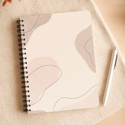 Abstract Beige Notepad