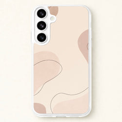Abstract Beige Phone Case for Galaxy S26