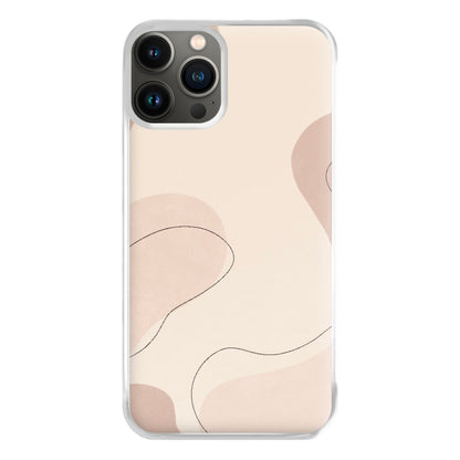 Abstract Beige Phone Case for iPhone 13 Pro Max