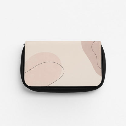 Abstract Beige Pencil Case