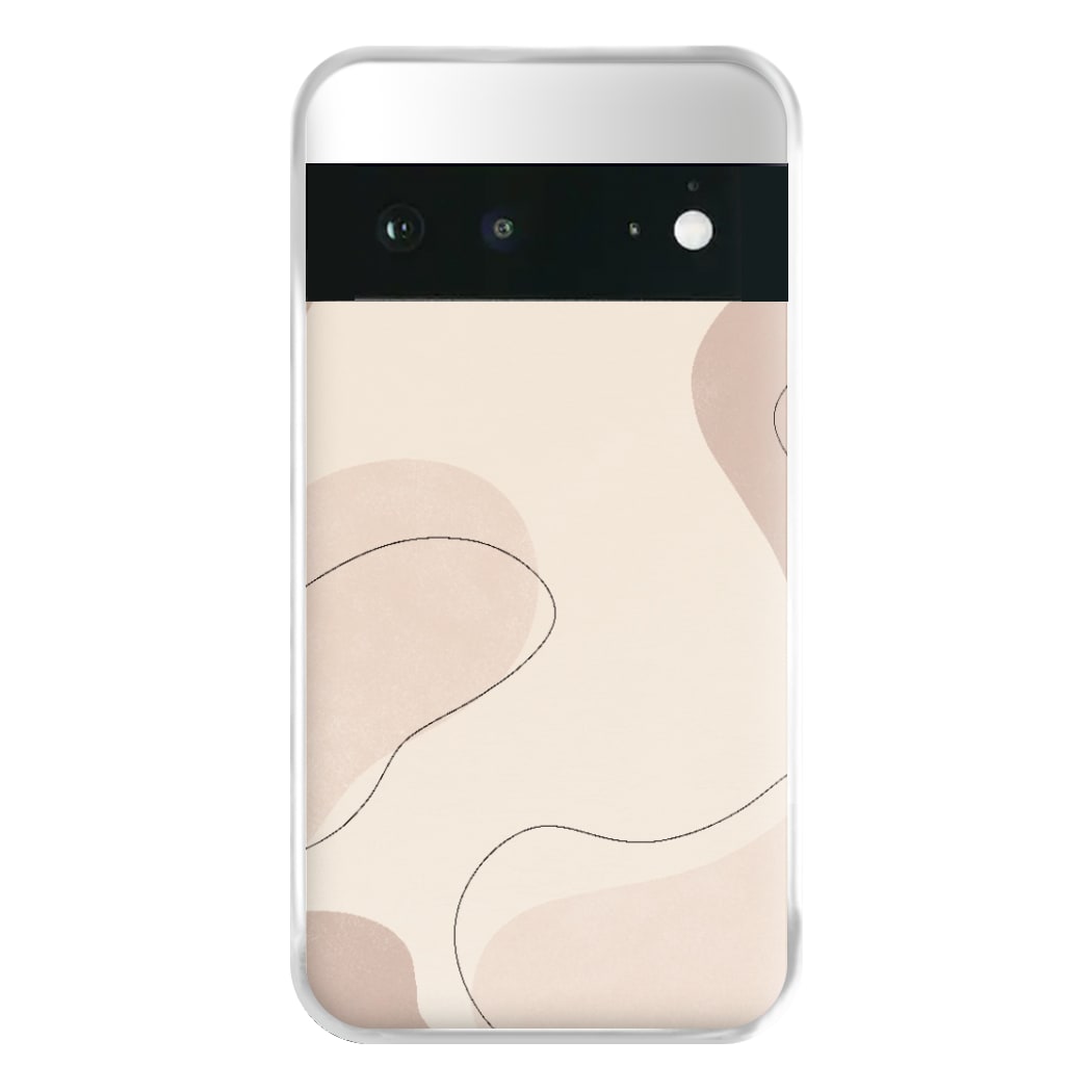 Abstract Beige Phone Case for Google Pixel 6a