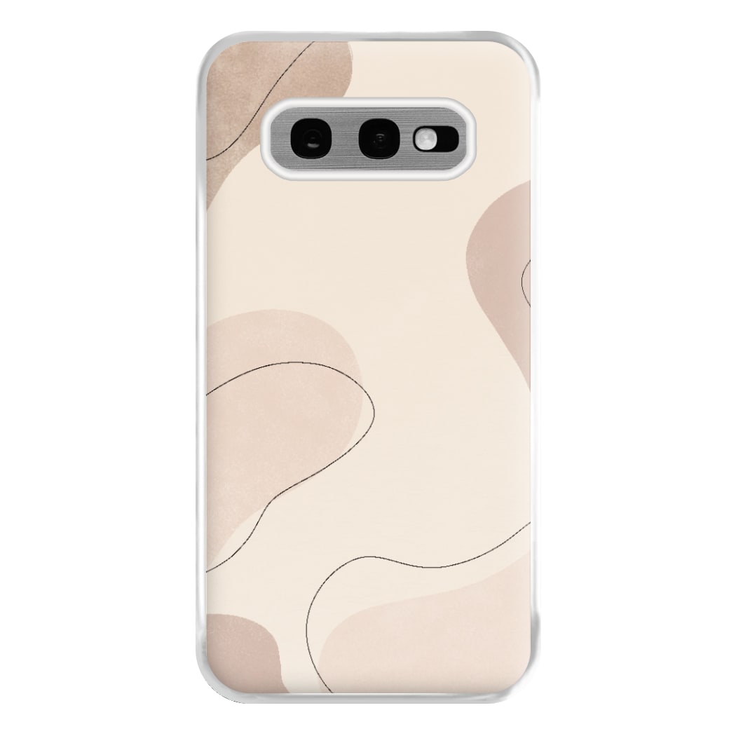 Abstract Beige Phone Case for Galaxy S10e