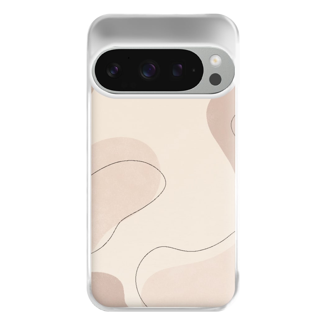 Abstract Beige Phone Case for Google Pixel 9 Pro XL