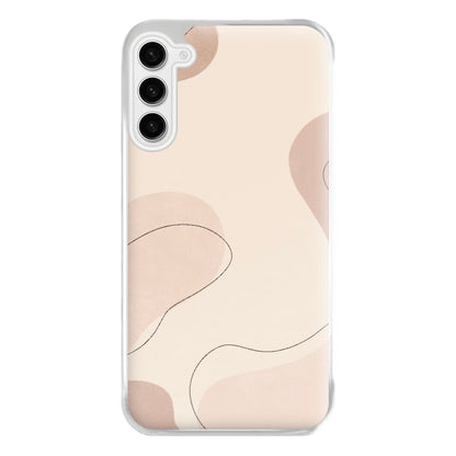 Abstract Beige Phone Case for Galaxy S23FE