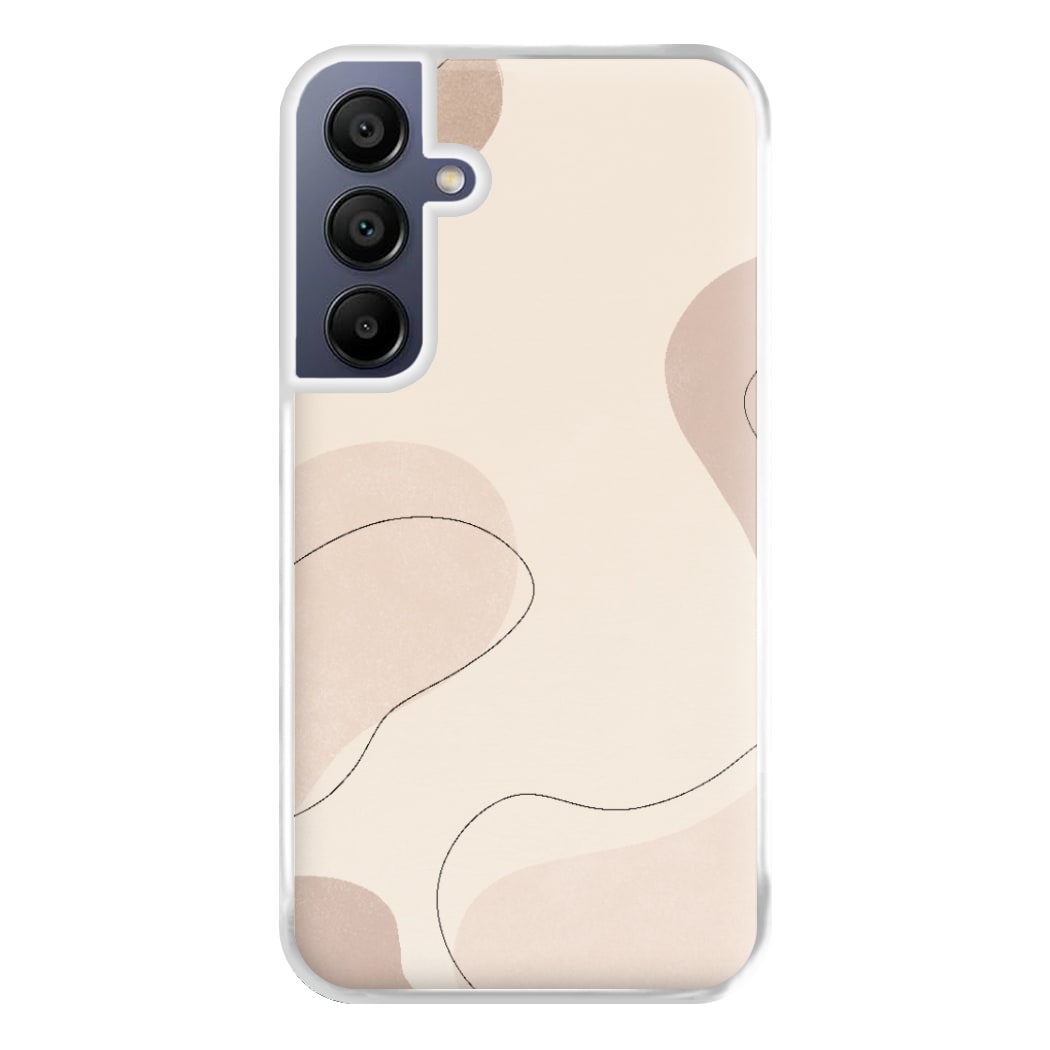 Abstract Beige Phone Case for Galaxy A16