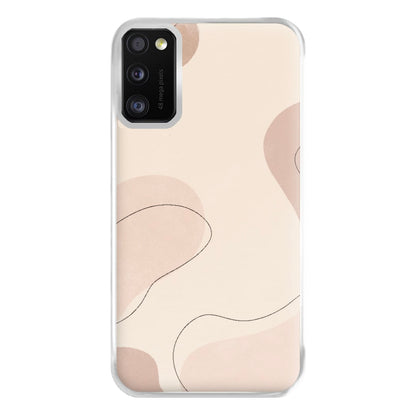 Abstract Beige Phone Case for Galaxy A41