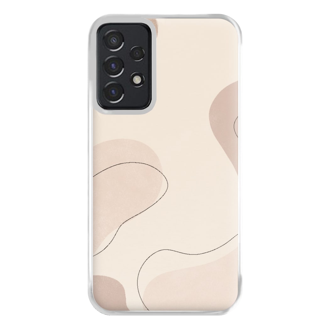 Abstract Beige Phone Case for Galaxy A52 / A52s