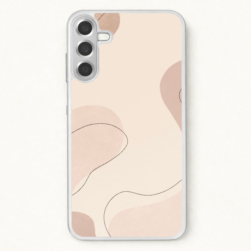 Abstract Beige Phone Case for Galaxy A17