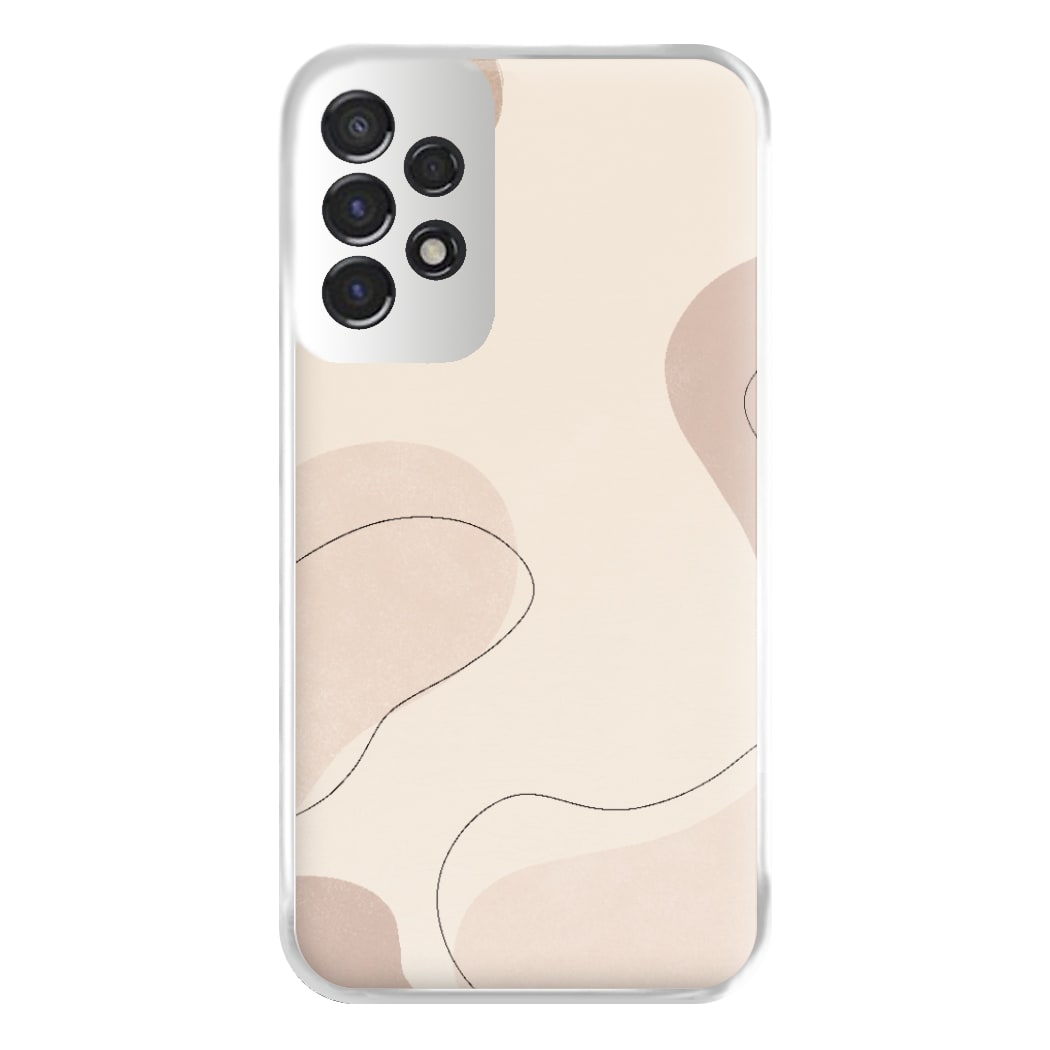 Abstract Beige Phone Case for Galaxy A53