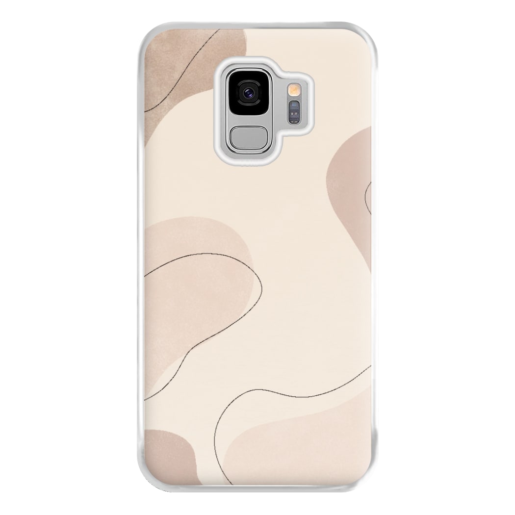 Abstract Beige Phone Case for Galaxy S9 Plus