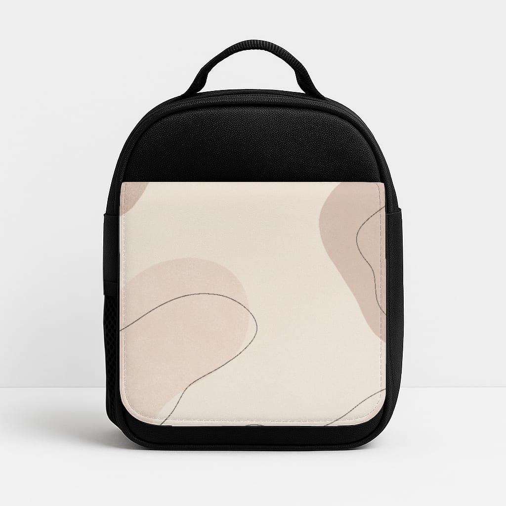 Abstract Beige Insulated Lunchbox