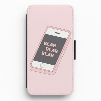 Blah Blah Blah Flip / Wallet Phone Case