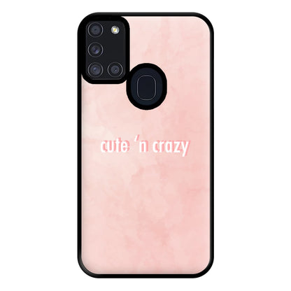 Cute N Crazy Phone Case for Galaxy A21s