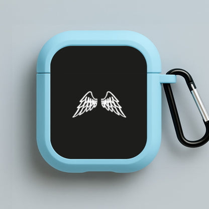 Angel Wings Blue AirPods Case