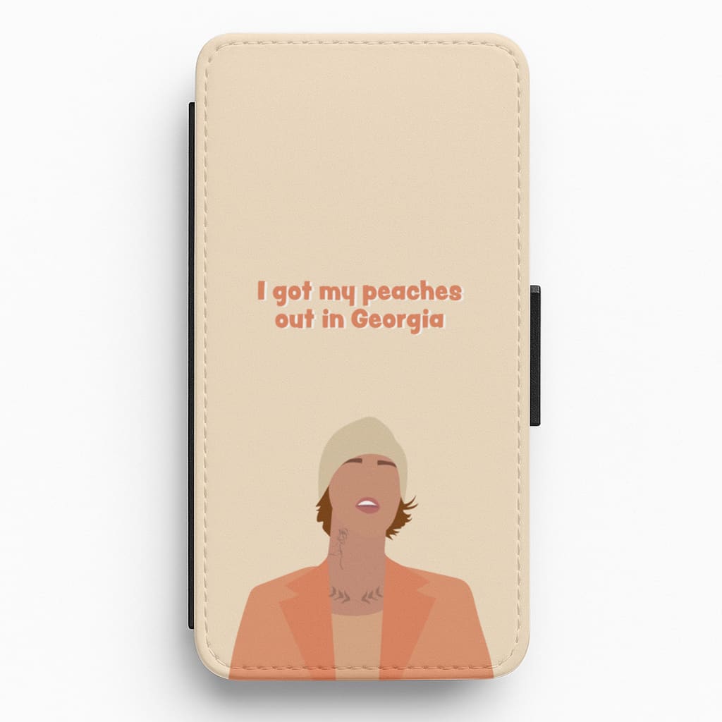 Peaches - Justin Bieber Flip / Wallet Phone Case