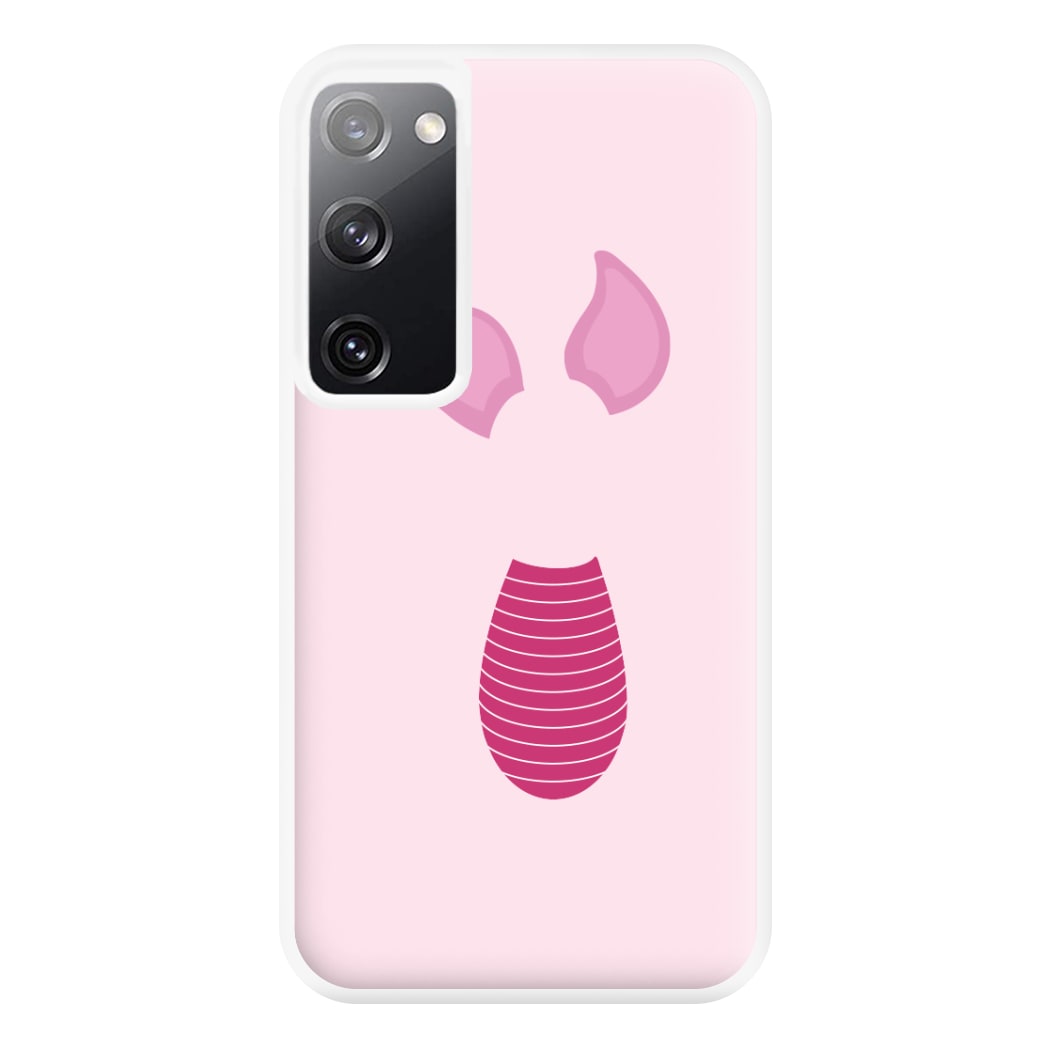 Faceless Piglet Phone Case for Galaxy S20