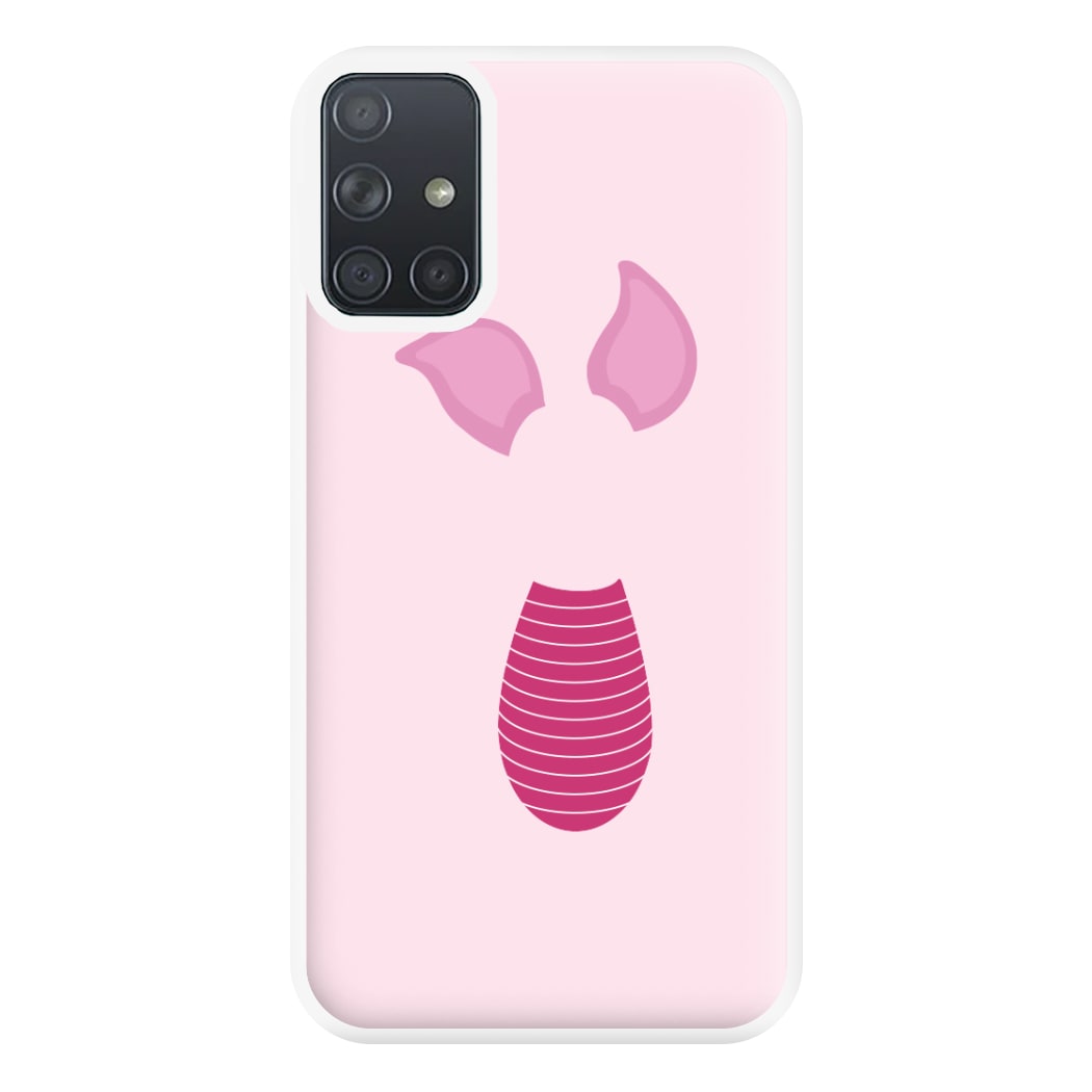 Faceless Piglet Phone Case for Galaxy A71