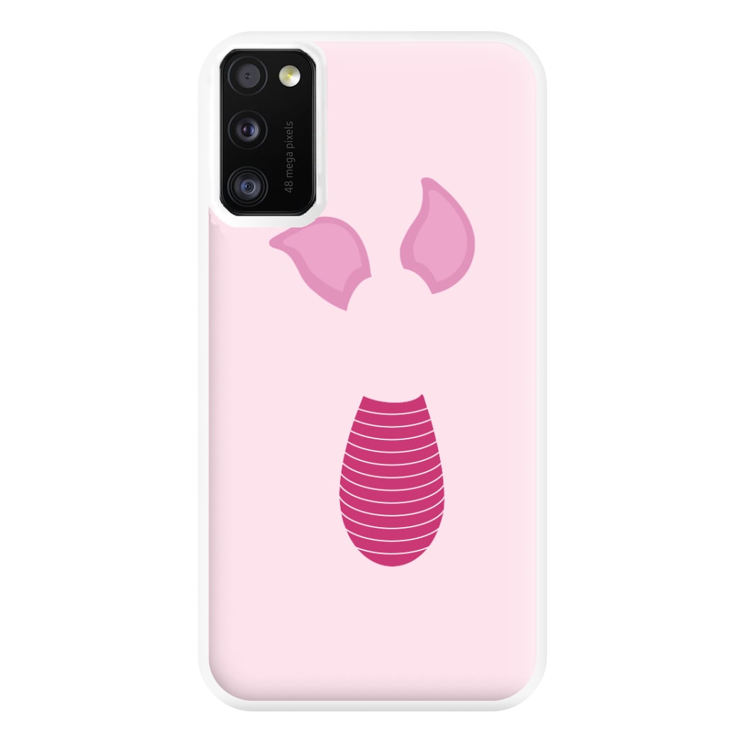 Faceless Piglet Phone Case for Galaxy A41