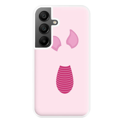 Faceless Piglet Phone Case for Galaxy A55