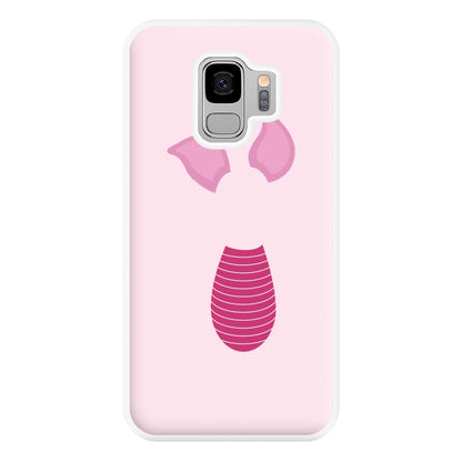 Faceless Piglet Phone Case for Galaxy S9 Plus