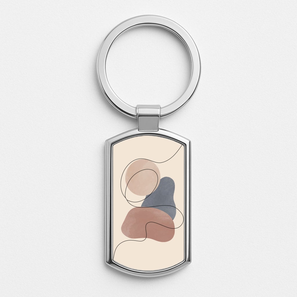 Abstract Pattern XIII Luxury Keyring