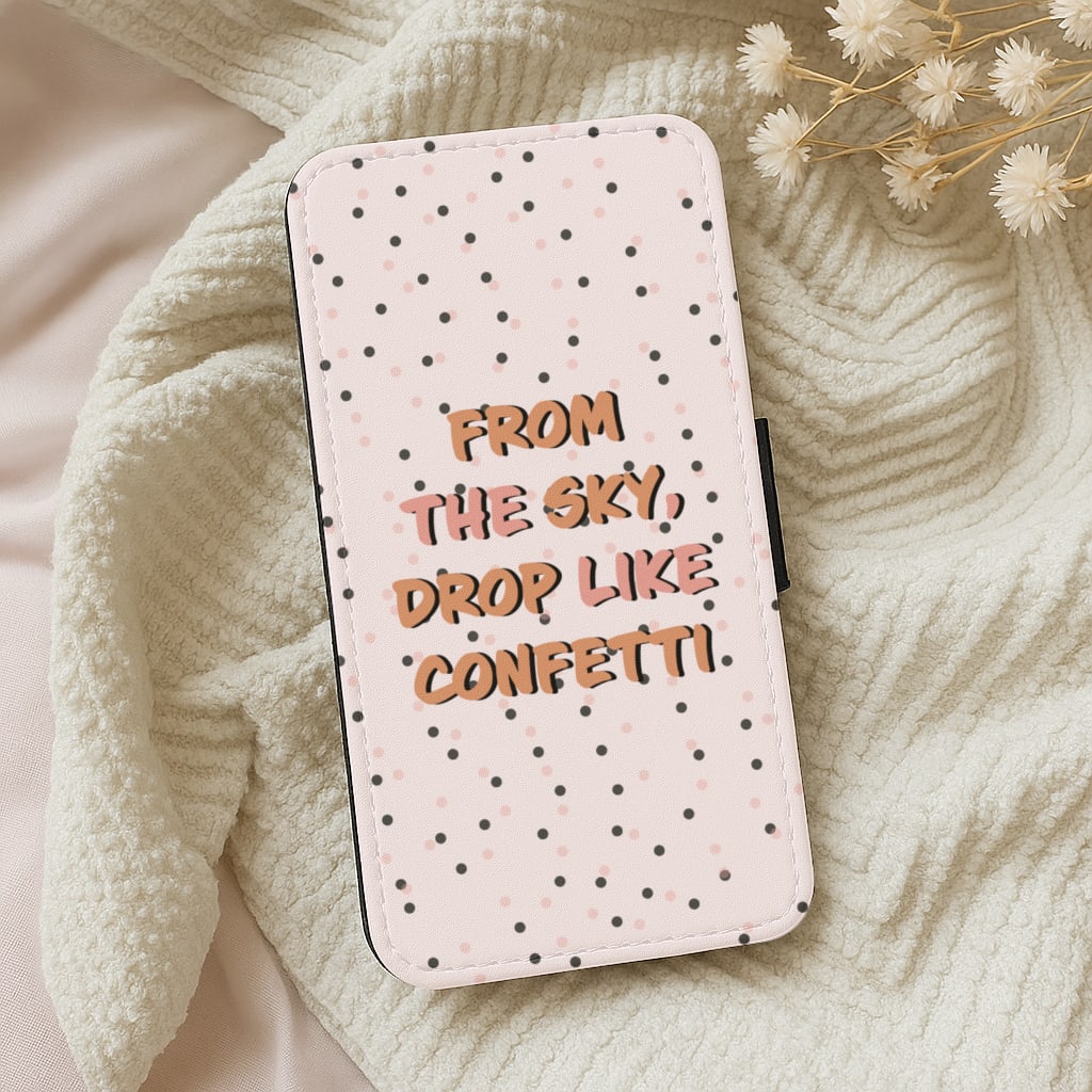 From The Sky Drop Like Confetti Wallet Phone Case