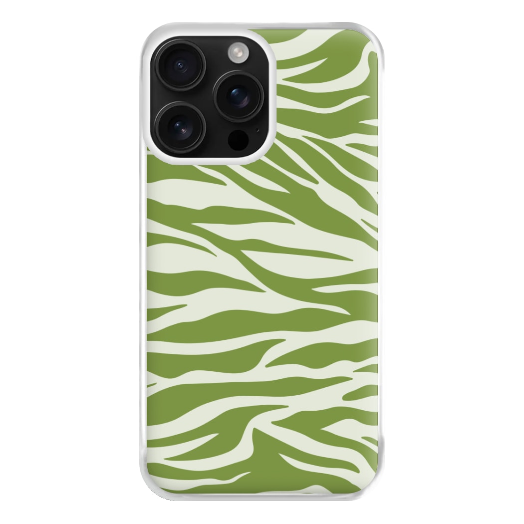 Abstract Green Print Phone Case