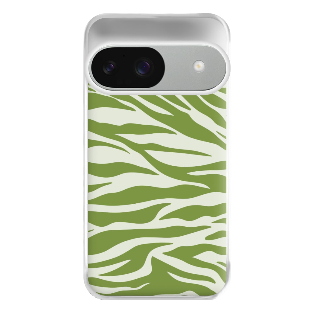 Abstract Green Print Phone Case for Google Pixel 9 / 9 Pro