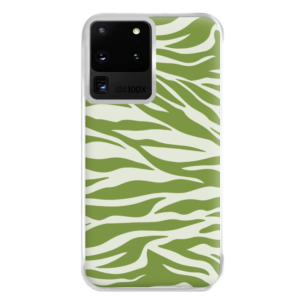 Abstract Green Print Phone Case for Galaxy S20 Ultra