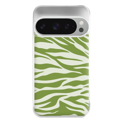 Abstract Green Print Phone Case for Google Pixel 9 Pro XL