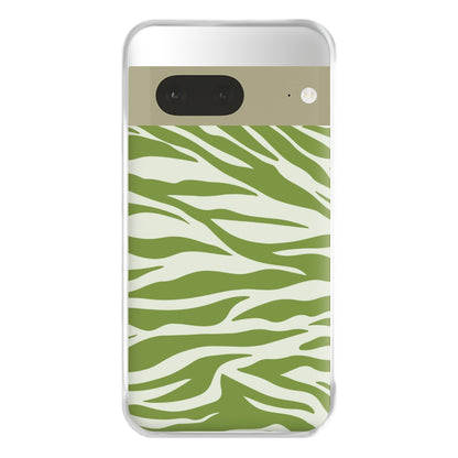 Abstract Green Print Phone Case for Google Pixel 7a