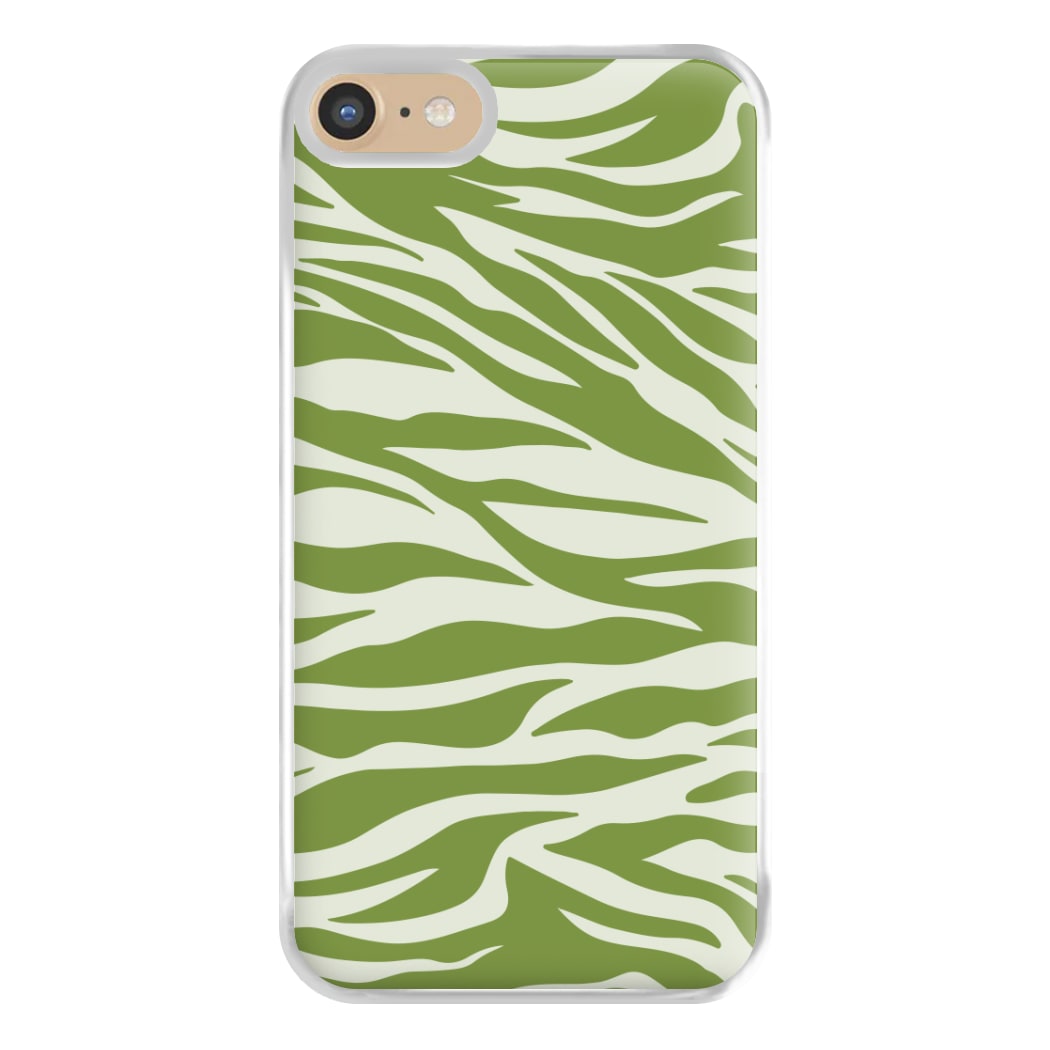 Abstract Green Print Phone Case for iPhone 6 / 7 / 8 / SE