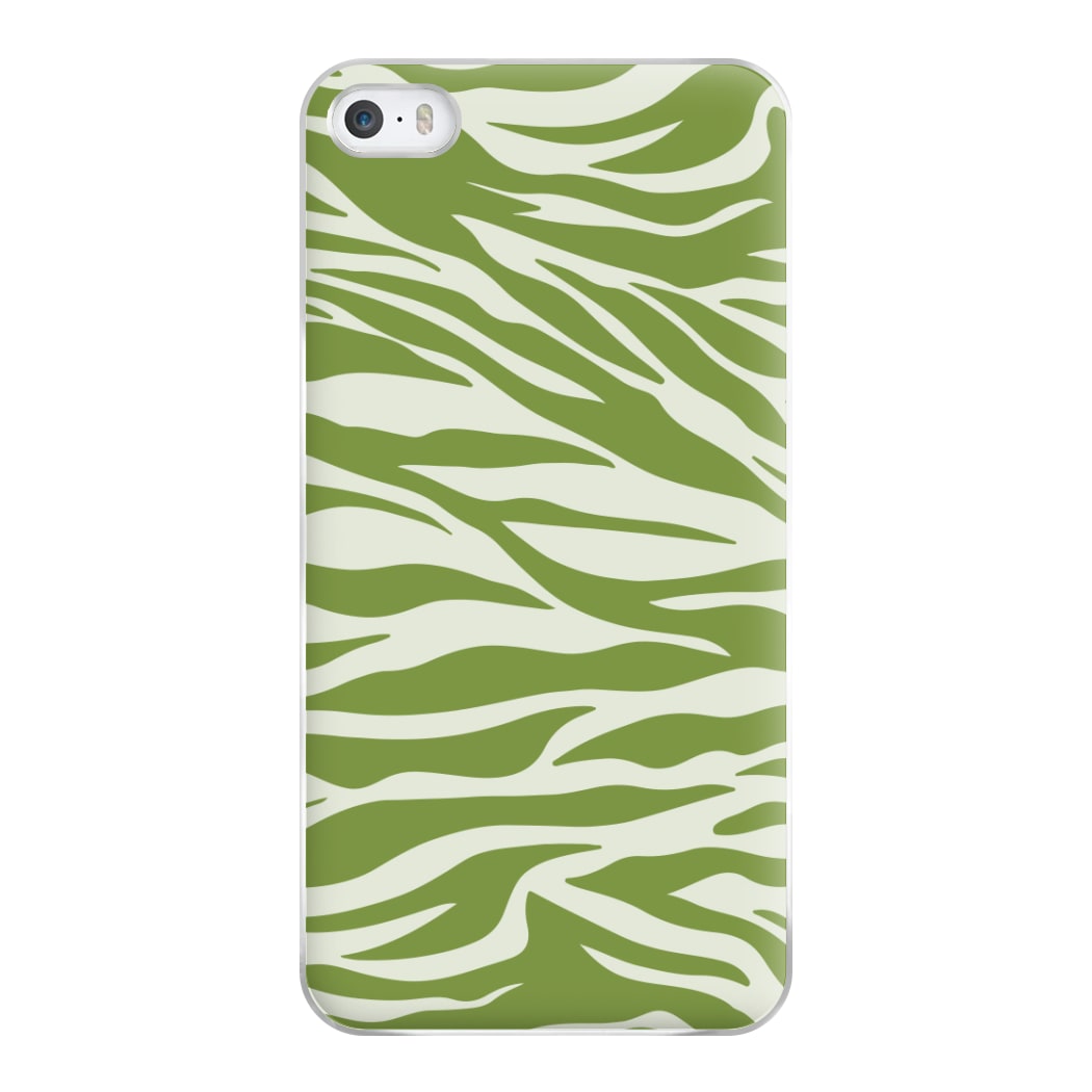 Abstract Green Print Phone Case for iPhone 5 / 5s / SE 2016