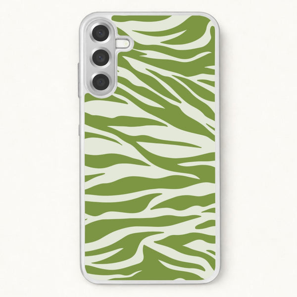 Abstract Green Print Phone Case for Galaxy A17